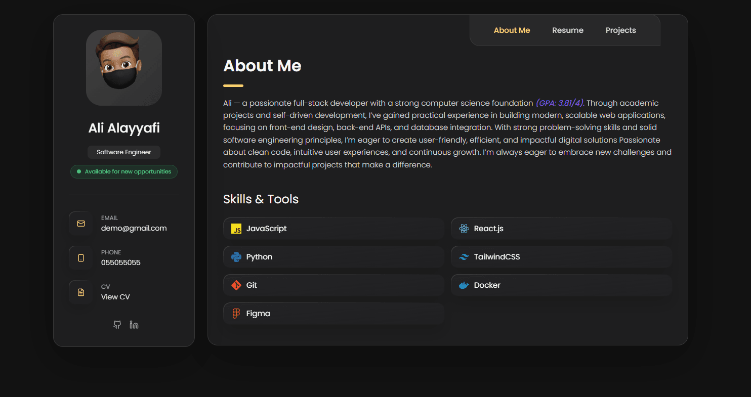VCard Portfolio